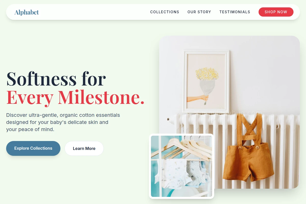 Alphabet Baby Clothes