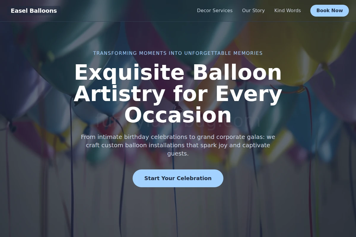 Easel Balloons