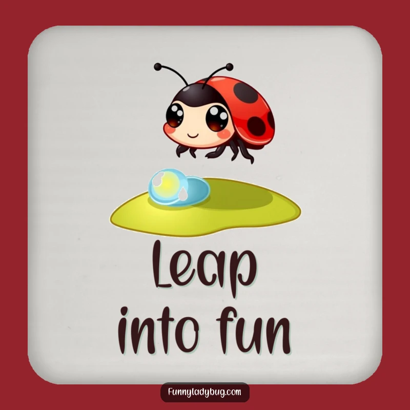 Funny Ladybug Coasters: Protect Surfaces with This Bouncy Insect's Charm