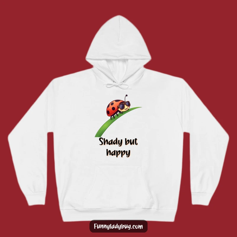 Cozy Funny Ladybug Hoodie: Cool Vibes and Grass Sliding Comfort